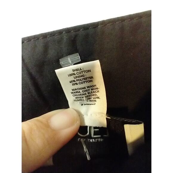 Ann Taylor Loft A-Line Skirt Black Bow Detail Size 6 Side Zip Lined Classic - Picture 4 of 5